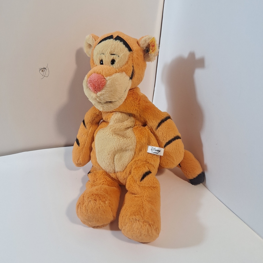Steiff Disney‎ Tigger Plush Toy - Orange and Cream
